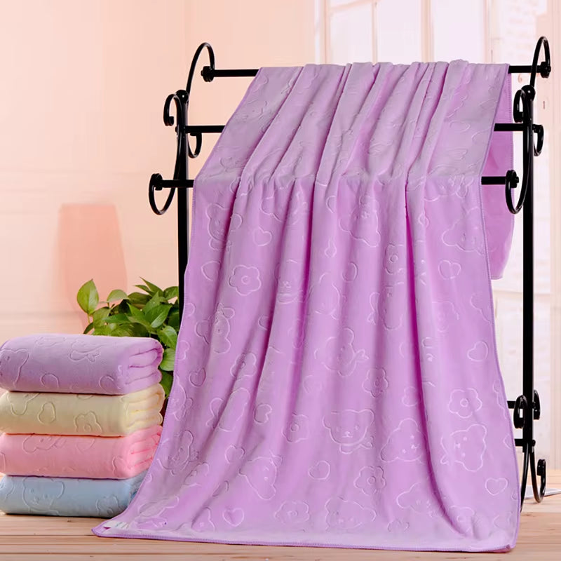 70X140Cm Bath Towel Absorbent Quick-Drying Super Large Bath Towel Soft Towel Bath Luxury Towel Bathroom