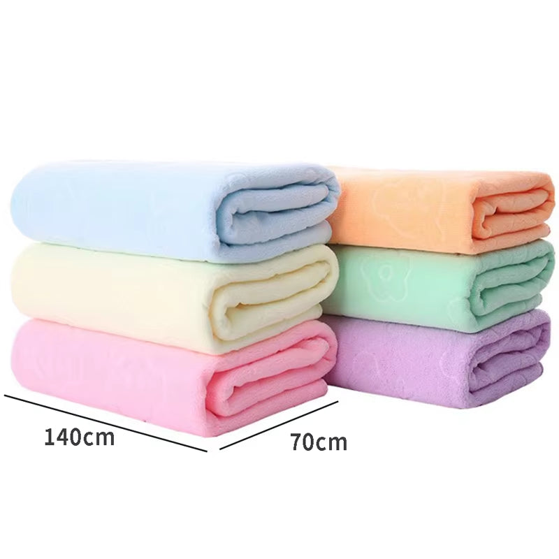 70X140Cm Bath Towel Absorbent Quick-Drying Super Large Bath Towel Soft Towel Bath Luxury Towel Bathroom