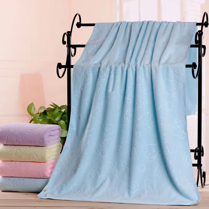 70X140Cm Bath Towel Absorbent Quick-Drying Super Large Bath Towel Soft Towel Bath Luxury Towel Bathroom