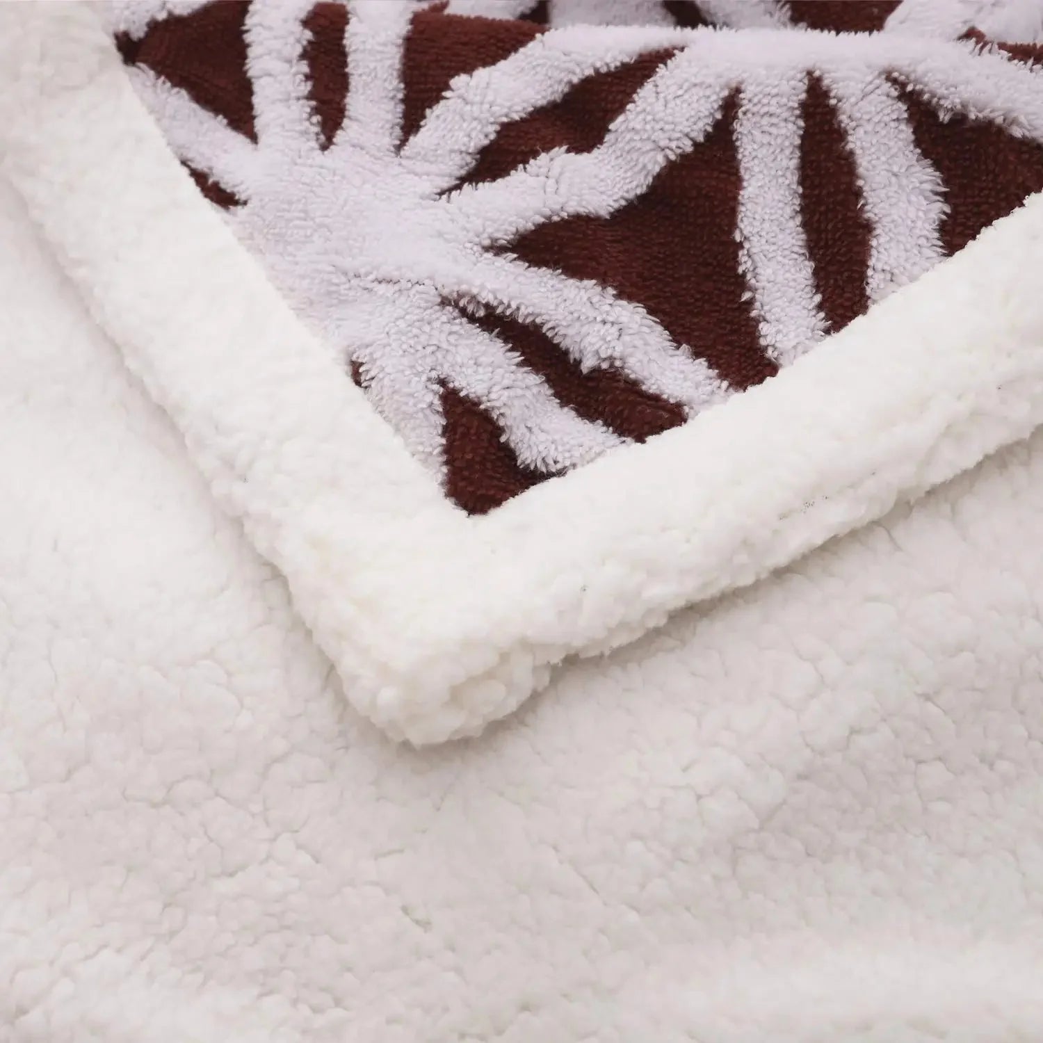 Sherpa Fleece Twin Blanket Fuzzy Soft Plush Blankets for Couch Sofa Bed(Rose Brown,60"X80")